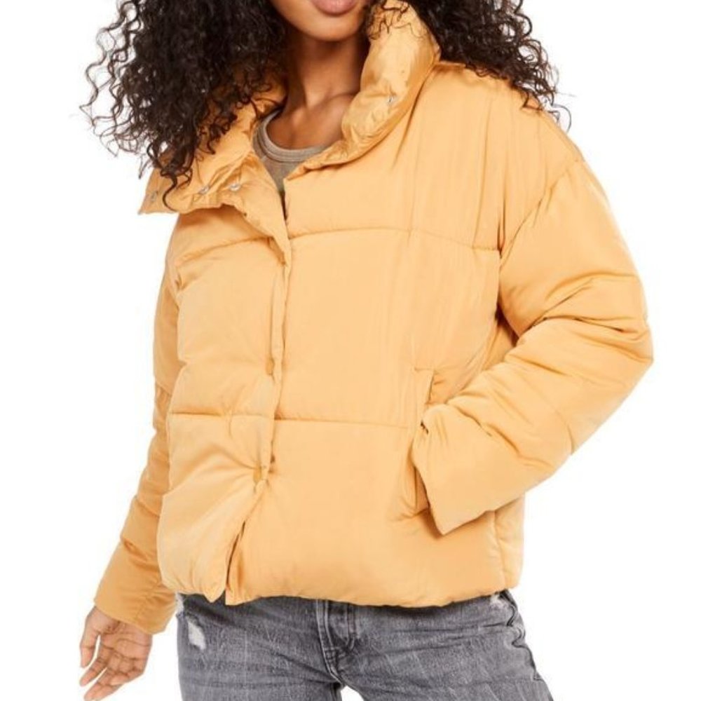 Free People Weekender Puffer Athenian Bronze
